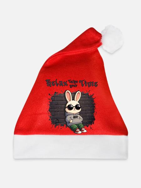 Bunny Urban - Weihnachtsmütze - Rot