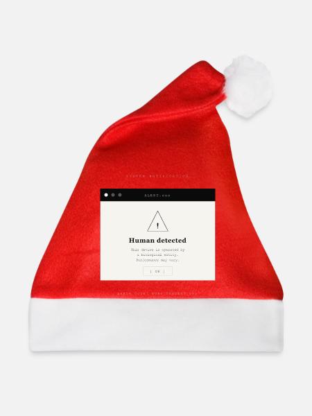 MENSCH ENTDECKT - Weihnachtsmütze - Rot - Vorne