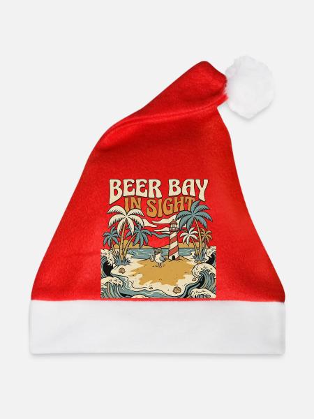 Beer Bay In Sight - Weihnachtsmütze - Rot