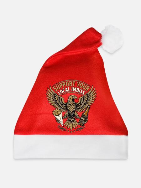 Lokal Imbiss Supporter - Weihnachtsmütze - Rot