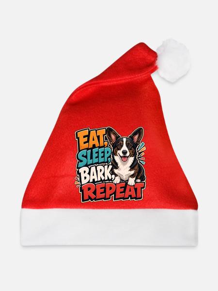 Cardiganwelshcorgi - Weihnachtsmütze - Rot