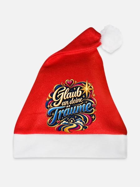 Glaub an deine Träume – Farbwelt - Weihnachtsmütze - Rot