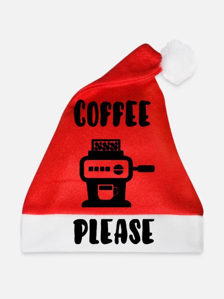 Kaffee bitte - Weihnachtsmütze - Rot