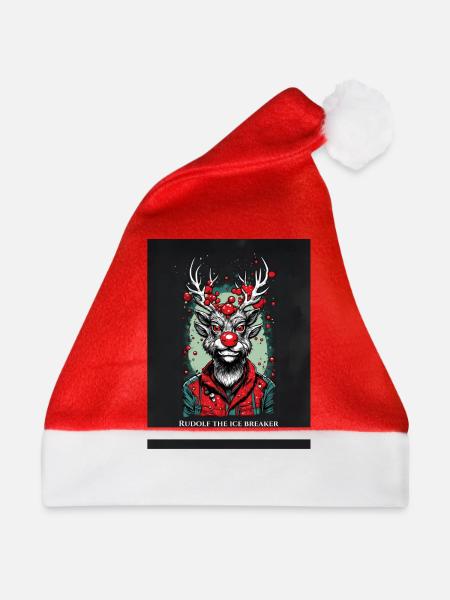 Rudolf der Eisbrecher - Weihnachtsmütze - Rot