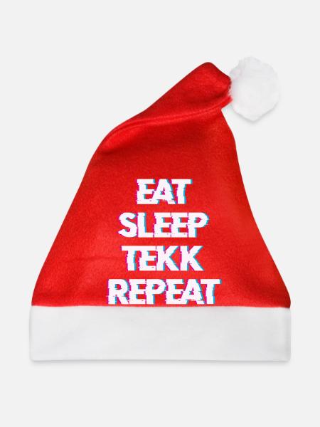 Hardtekk Tekk - Weihnachtsmütze - Rot - Vorne