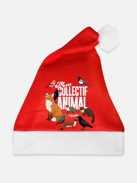 Mein Tierkollektiv - Weihnachtsmütze - Rot