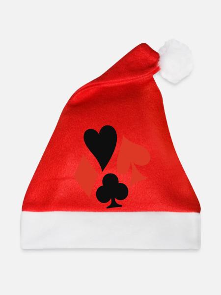 poker signs - Weihnachtsmütze - Rot