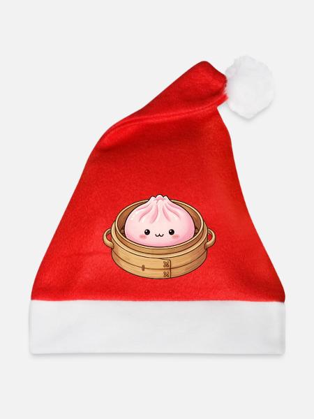 Dumpling rosa - Weihnachtsmütze - Rot