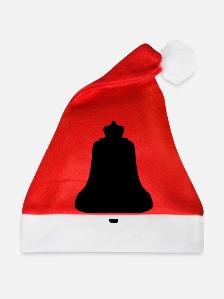 Kirchen Glocke - Weihnachtsmütze - Rot