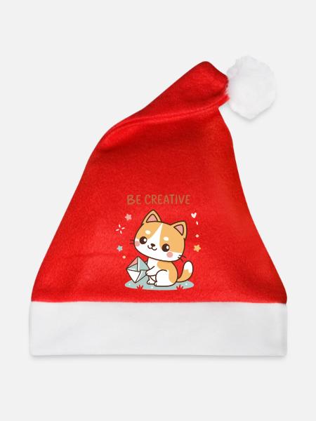Kreativer Chat - Weihnachtsmütze - Rot