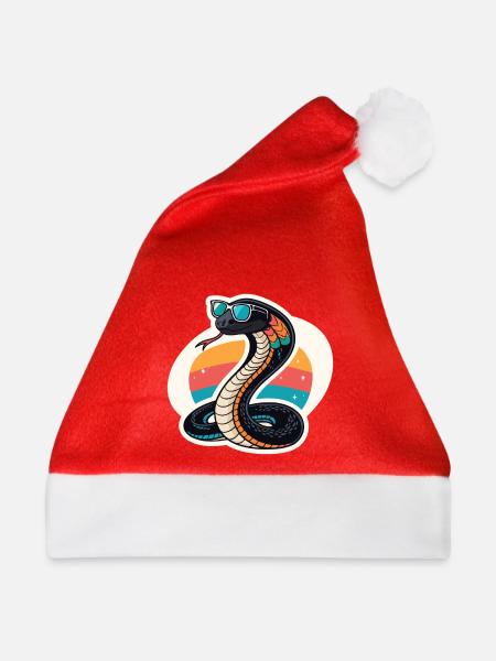 Cobra Sun Retro - Weihnachtsmütze - Rot
