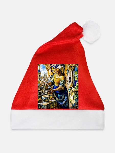 Mosaik - Weihnachtsmütze - Rot