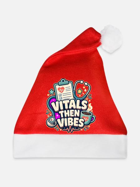 VITALS THEN VIBES Nickerchen - Weihnachtsmütze - Rot