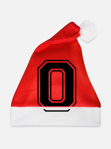 o - Weihnachtsmütze - Rot