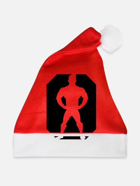 Super Hero Design - Weihnachtsmütze - Rot