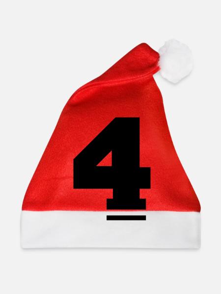 4 - Weihnachtsmütze - Rot