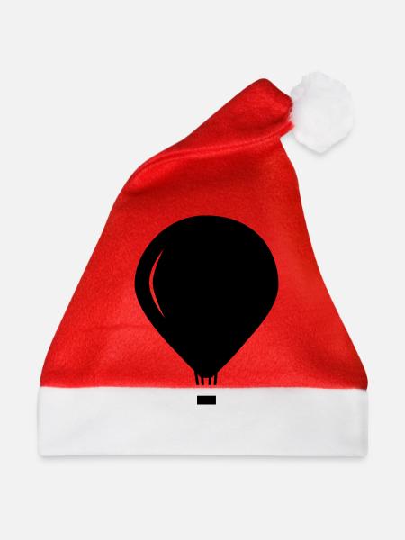 Heißluftballon - Weihnachtsmütze - Rot - Vorne