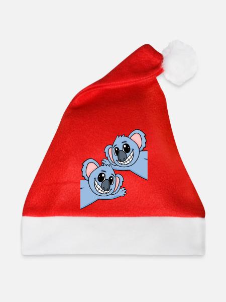 Koala Koalas - Weihnachtsmütze - Rot
