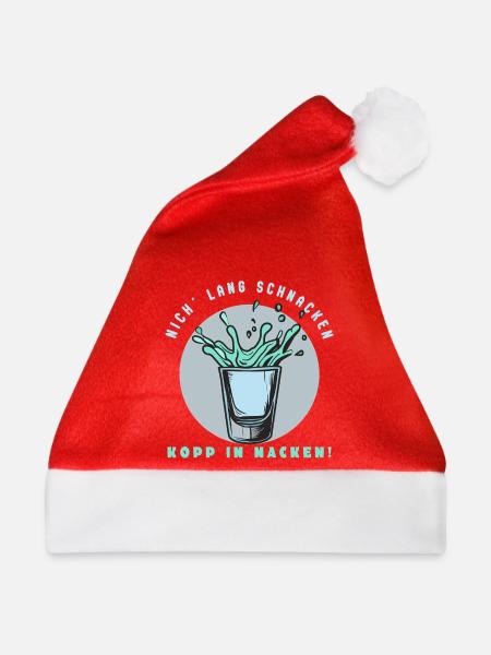 Nordischer Trinkspruch - Weihnachtsmütze - Rot