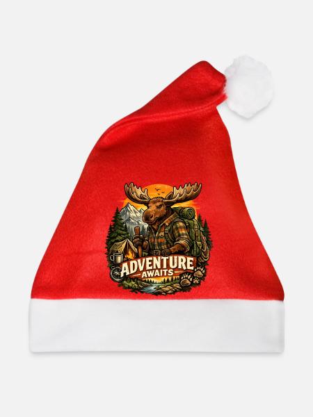 Abenteuer - Weihnachtsmütze - Rot