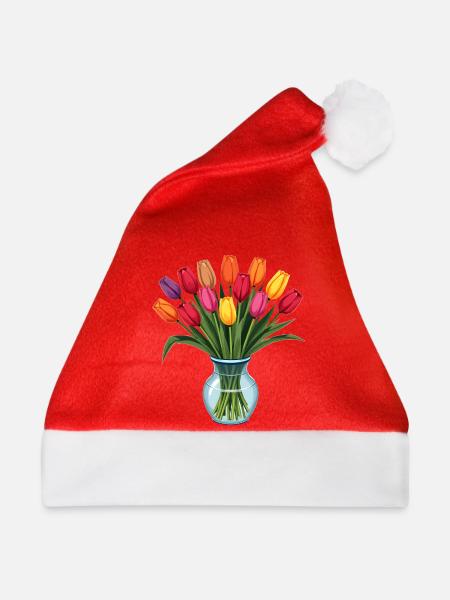 Tulpen - Weihnachtsmütze - Rot