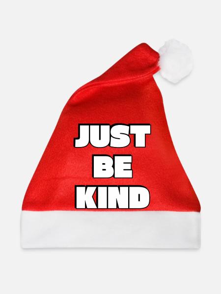 Sei einfach freundlich - Weihnachtsmütze - Rot