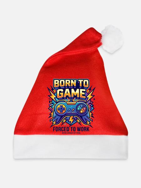 Geboren für das Spiel - Weihnachtsmütze - Rot