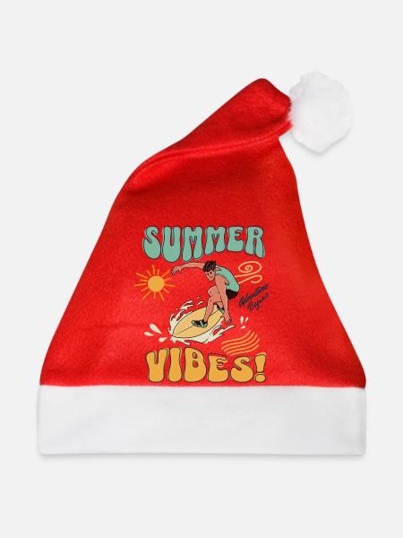 Summer Vibes Surfer - Weihnachtsmütze - Rot