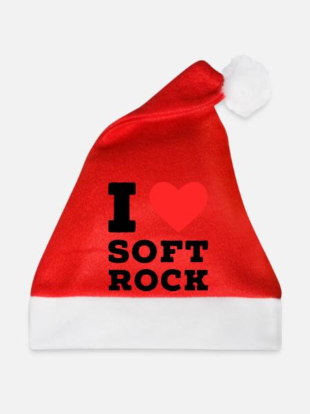 Ich liebe Soft Rock - Weihnachtsmütze - Rot