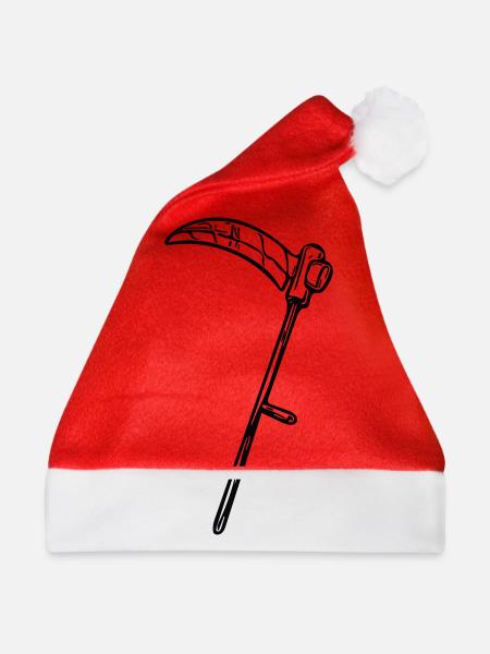 Scharfe Sensen Vector - Weihnachtsmütze - Rot