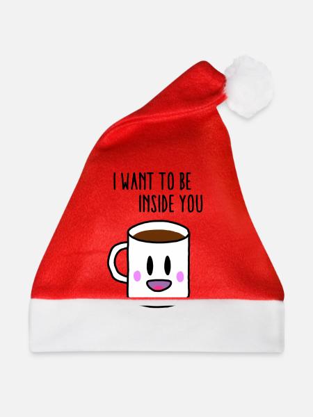 Coffee inside you - Weihnachtsmütze - Rot