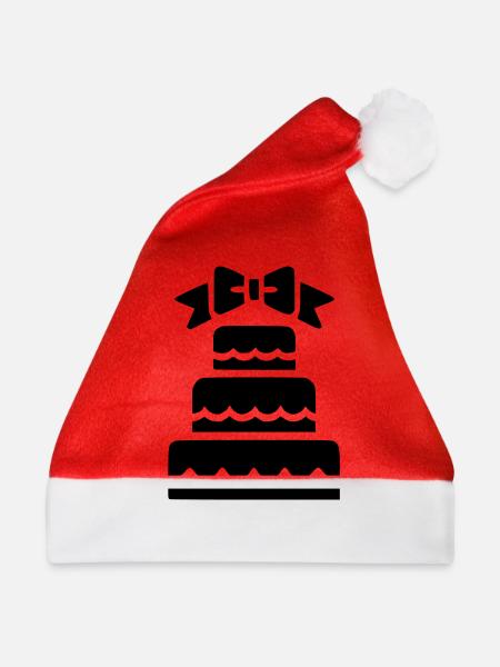 Hochzeitstorte - Weihnachtsmütze - Rot