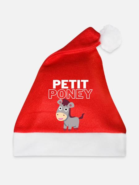 Kleines Pony - Weihnachtsmütze - Rot