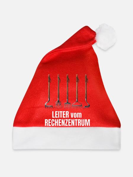Leiter Vom Rechenzentrum Gartenarbeit Gärtner - Weihnachtsmütze - Rot