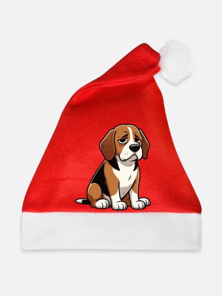 Beagle Beaglebesitzer Beaglehalter beaglehund - Weihnachtsmütze - Rot