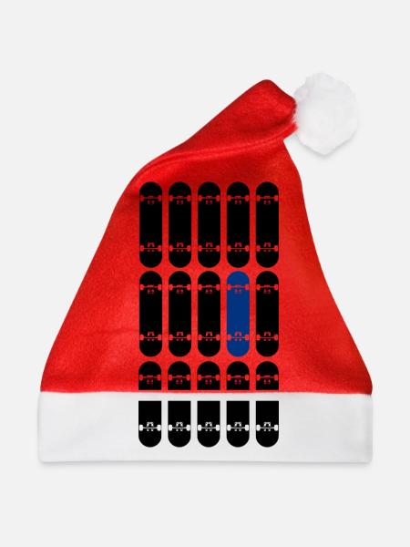 One Board in Blue - Weihnachtsmütze - Rot
