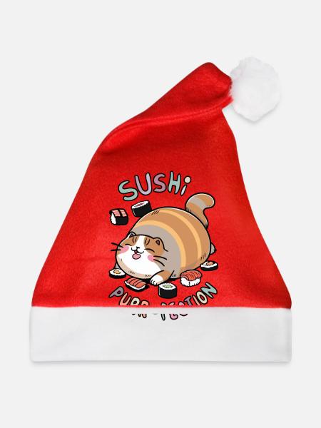 Suchi catl - Weihnachtsmütze - Rot