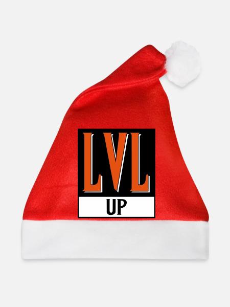 level up nerd cod - Weihnachtsmütze - Rot