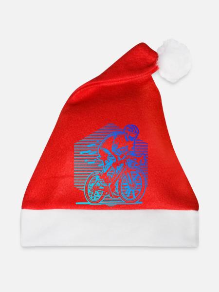 Einfach Roadbike zeitloses Design - Weihnachtsmütze - Rot