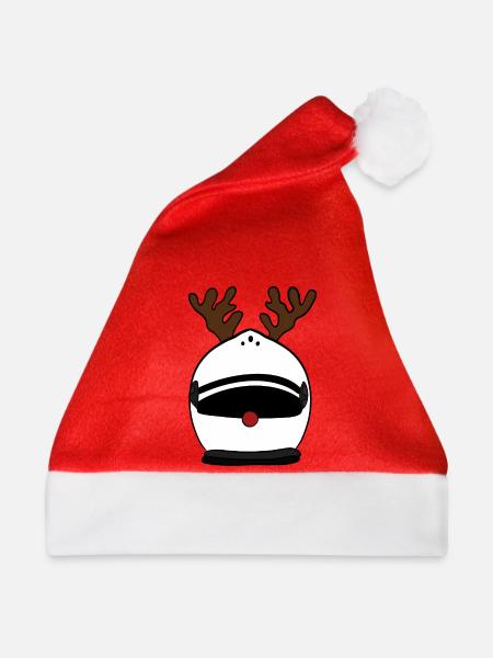 Helm w - Weihnachtsmütze - Rot