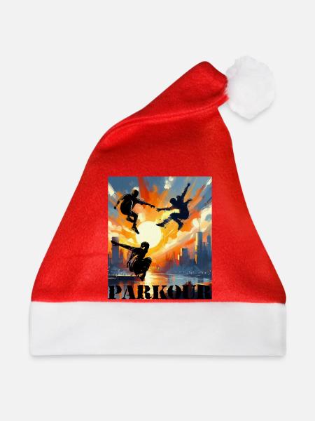 Parkour - Weihnachtsmütze - Rot