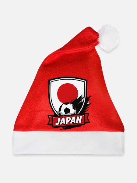 Japan Fußball Shield Logo - Weihnachtsmütze - Rot