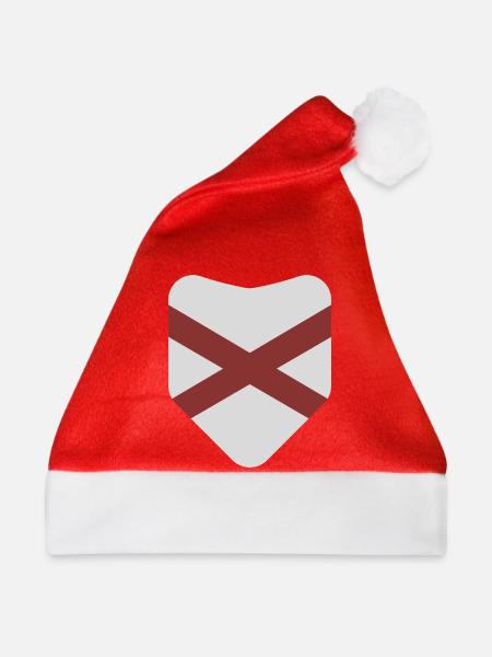 Alabama-Flagge - Weihnachtsmütze - Rot