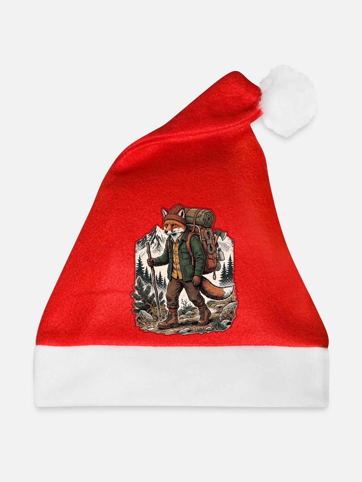 Wander Fuchs - Weihnachtsmütze - Rot - Vorne