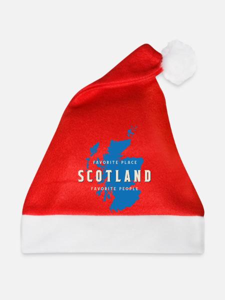 Scotland: Favorite Place, Favorite People - Weihnachtsmütze - Rot - Vorne