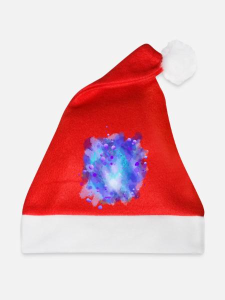 Azurblaue Energie Kugel - Weihnachtsmütze - Rot