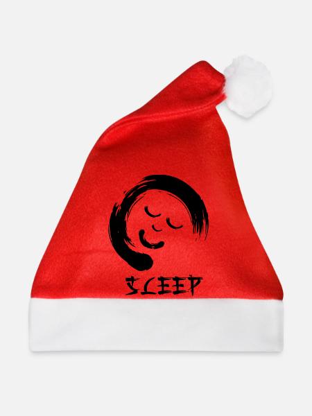 Enzo zen smiley Ensie Schlaf - Weihnachtsmütze - Rot