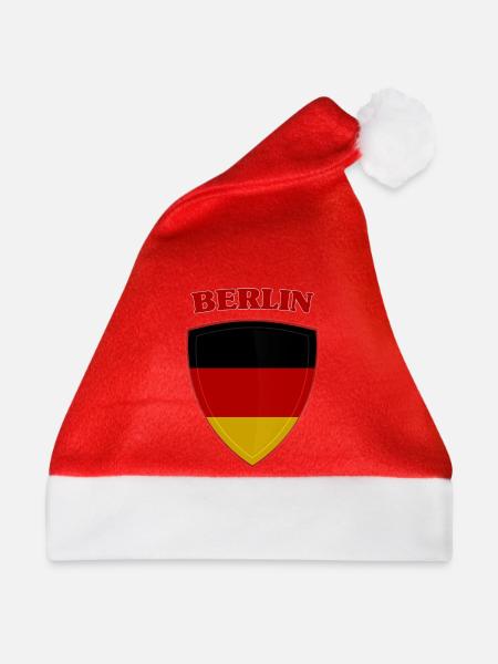 Berlin - Weihnachtsmütze - Rot