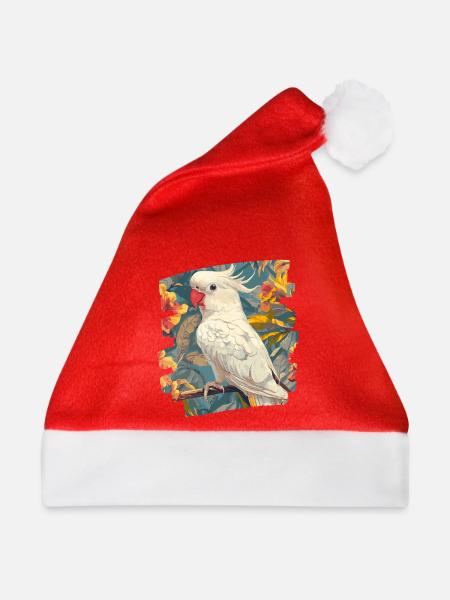 Kakadu - Weihnachtsmütze - Rot