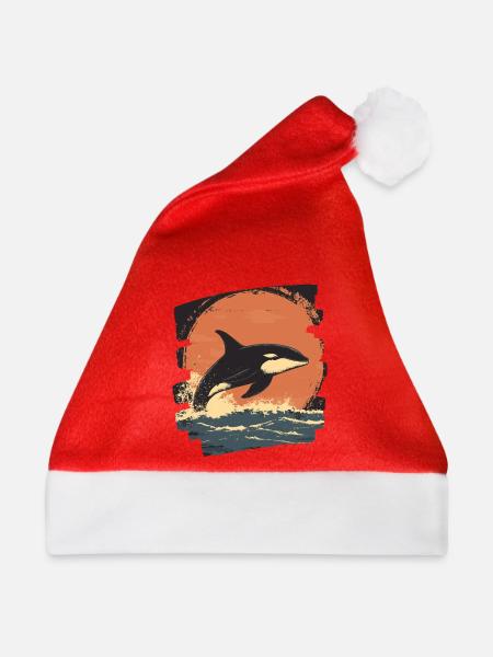 Orca - Weihnachtsmütze - Rot